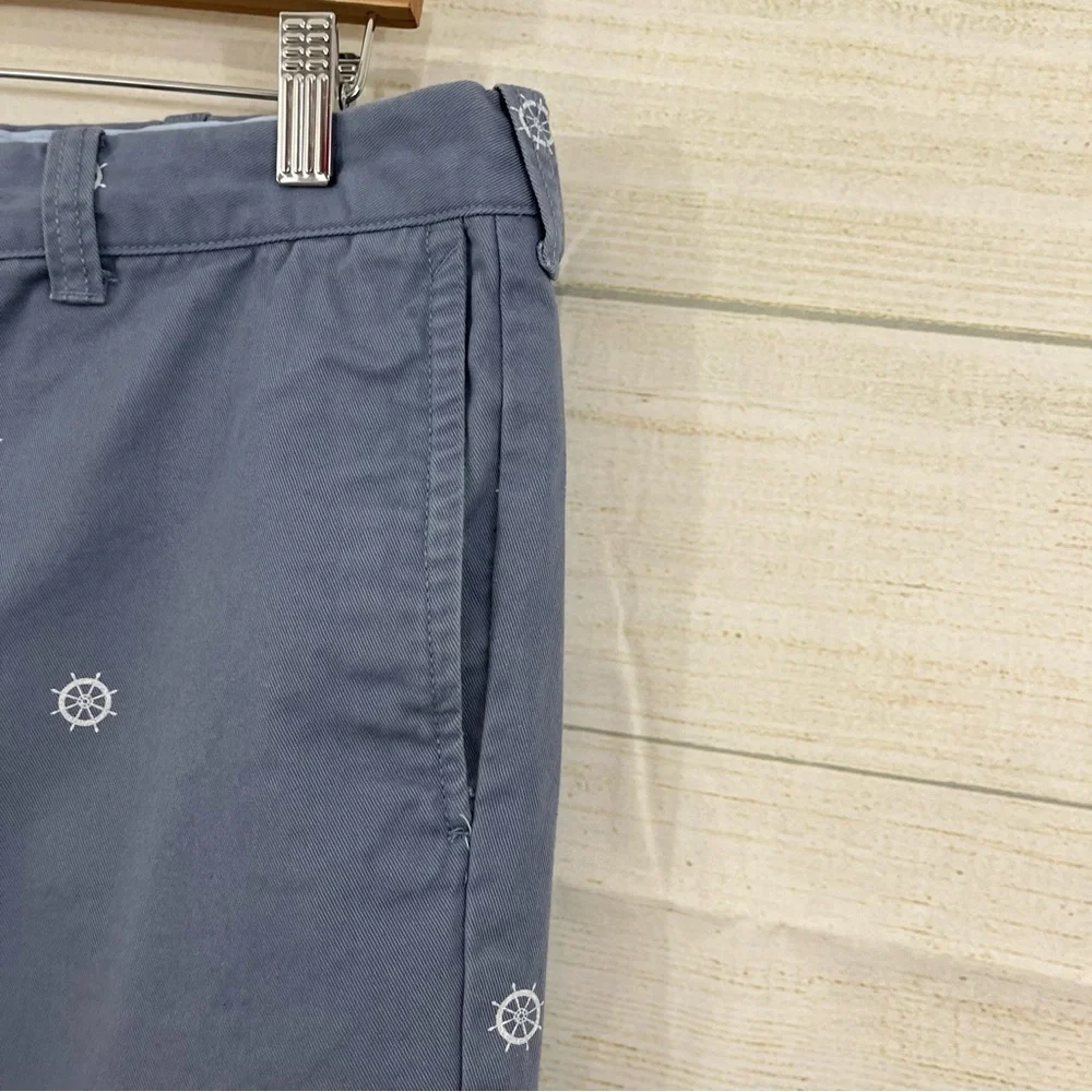 J.Crew Rivington Blue Nautical Chino Shorts